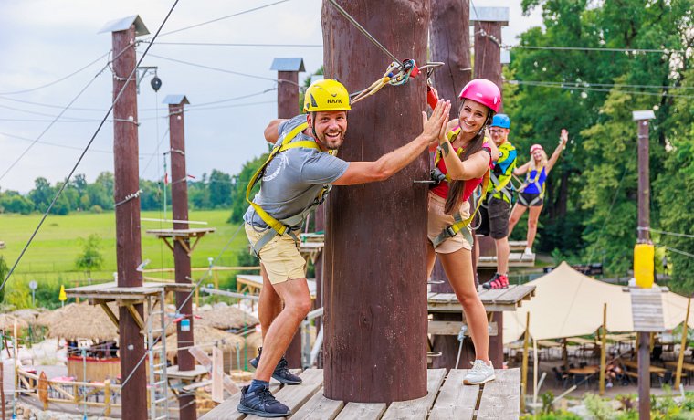Teambuilding - Lanový park